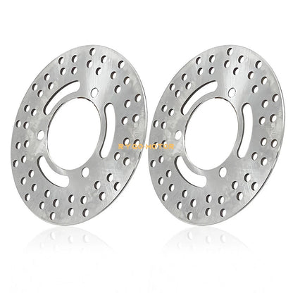 2x Front Brake Calipers & Disc Rotors for Kawasaki KVF300A/B (1999–2002)