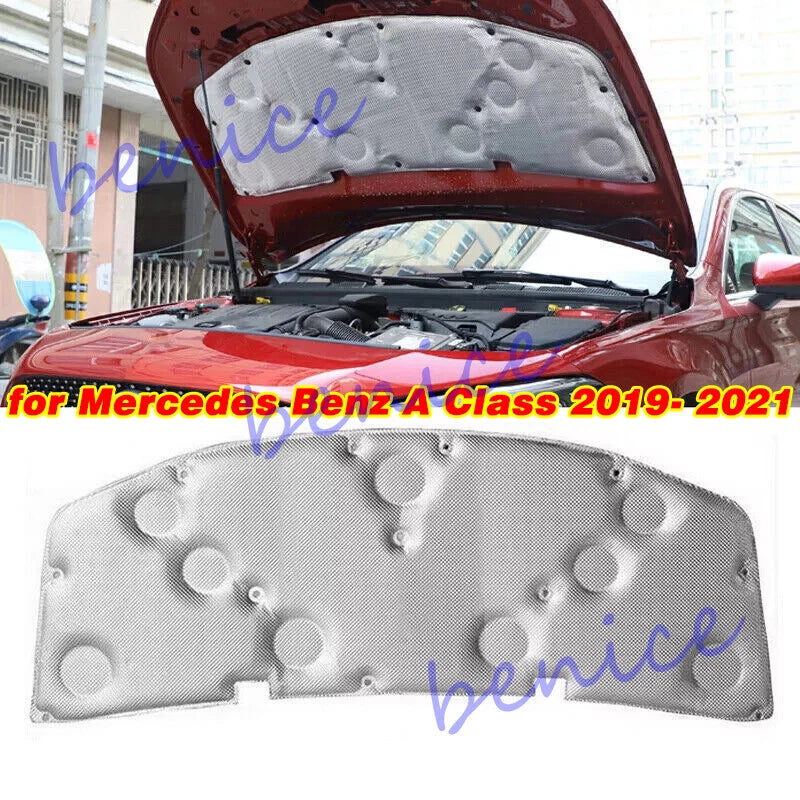Car Hood Sound Heat Insulation Pad Cotton for Mercedes Benz A Class (2019–2021)