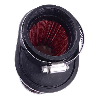 2 x 51mm Red Air Filter Cone for Car Motorcycle - Fits Various Models