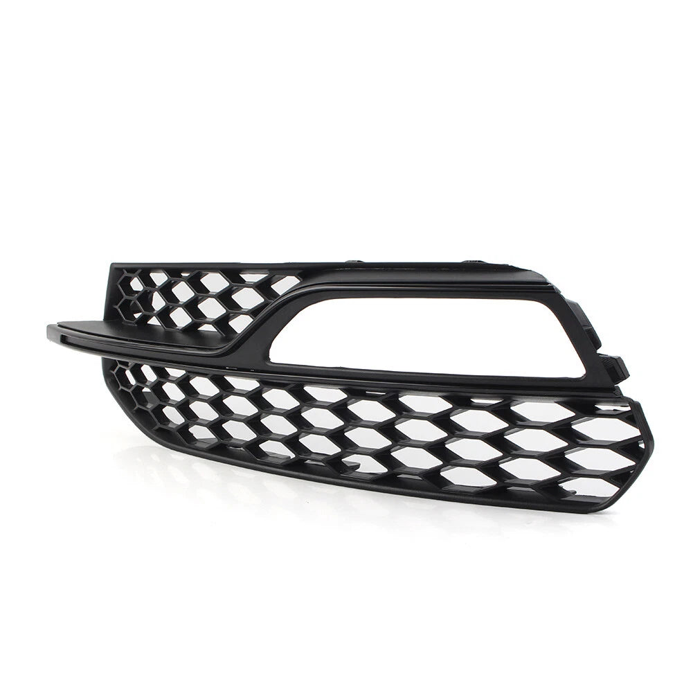 Left Honeycomb Mesh Front Bumper Fog Light Grille Cover for Audi A3 S3 (13-17)