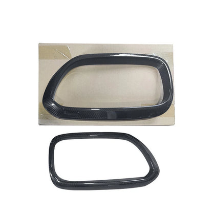 Dry Carbon Fiber Front Grille Air Vent Cover Trim Fit For BMW M5 F90 2018-2023