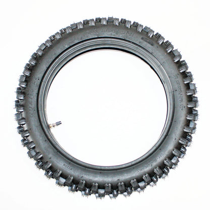 14" Rear Knobby Tire + Tube for PIT PRO Bigfoot Dirt Bike (90-100)