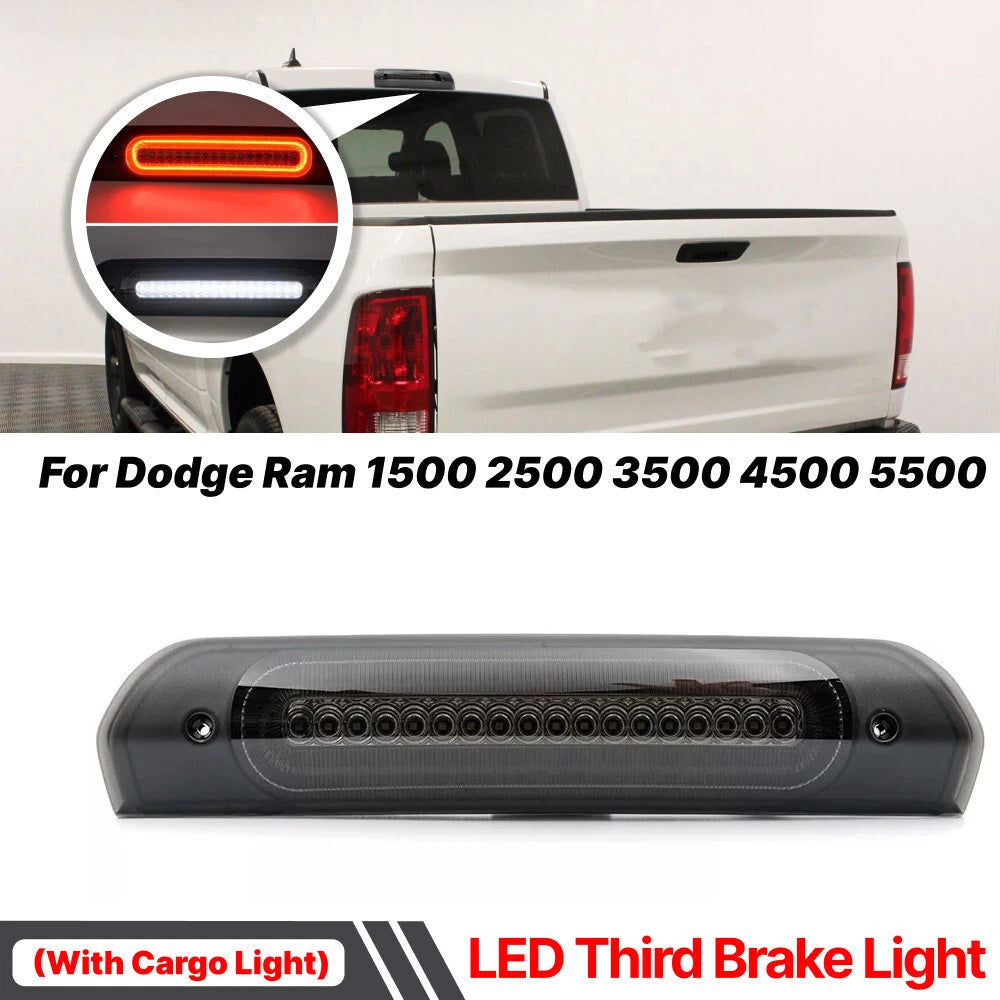 Smoke Lens 3rd Third Light Center Brake Lamp for Dodge Ram 1500 2500 3500 4500