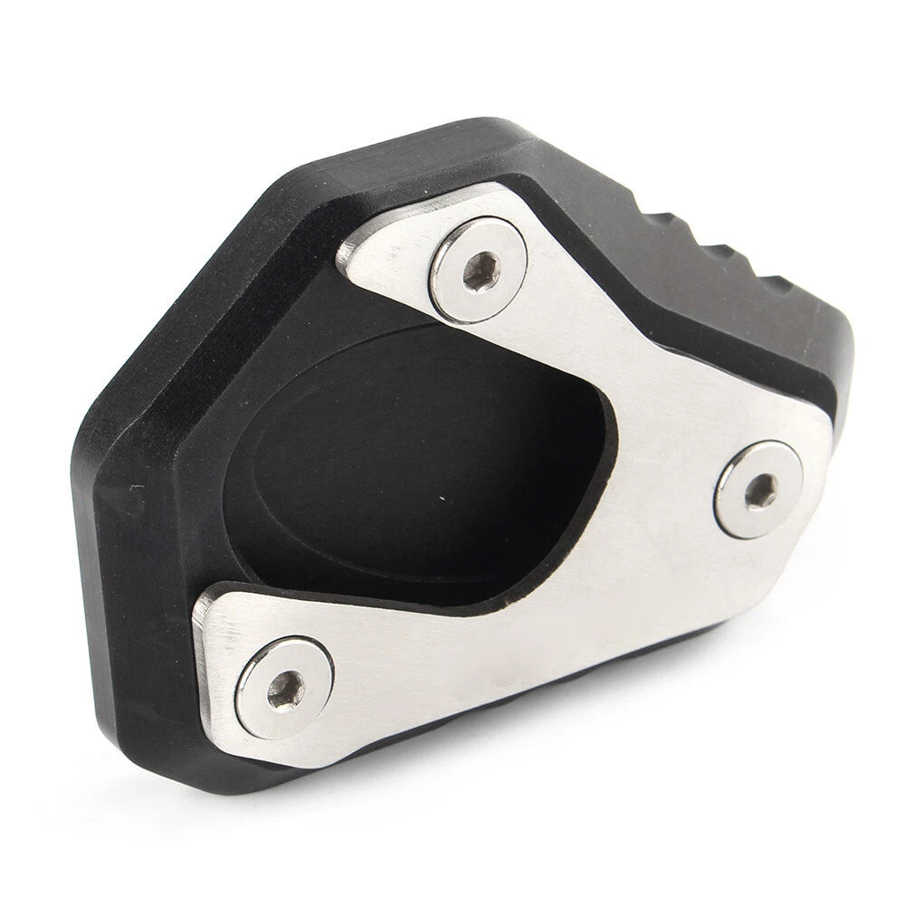 Side Stand Kickstand Foot Plate Pad for Kawasaki Z800 (2013-2016) Black