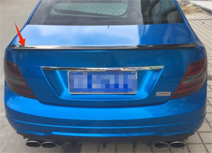 Rear Boot Spoiler Wing for Mercedes C Class W204 Sedan Glossy Black (2008-2014)