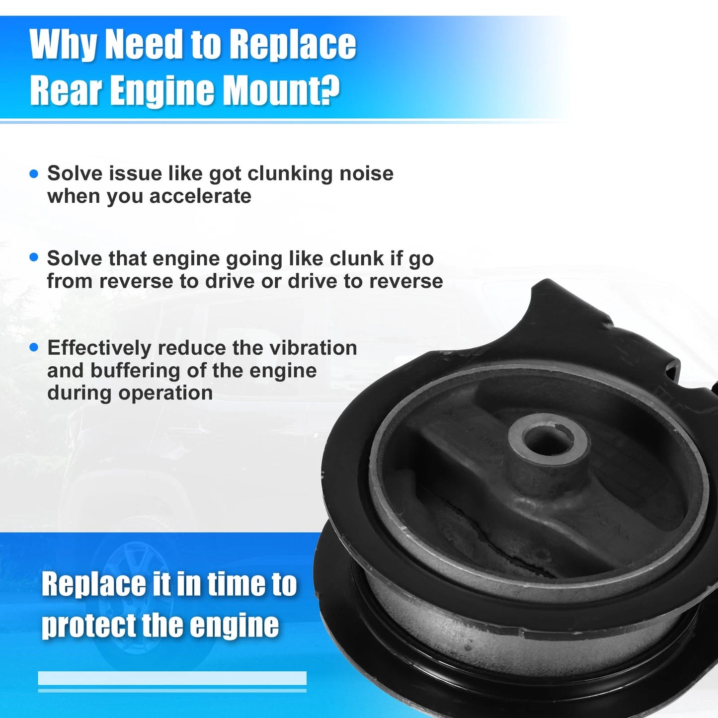 Engine Motor Transmission Mount for Toyota RAV4 2.0L (1997-2000)