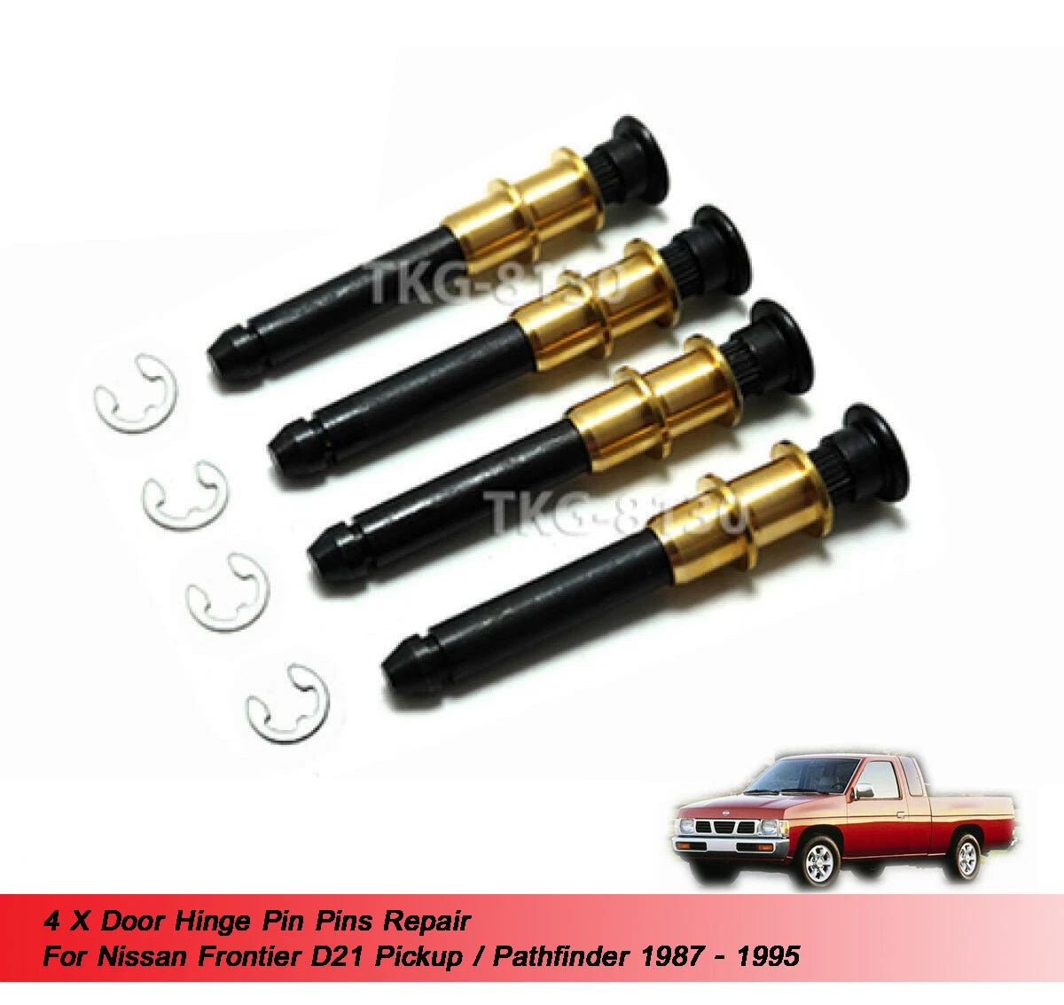 Door Hinge Pin Repair Kit for Nissan D21 Frontier (1987-1995)