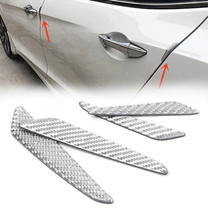 4x Carbon Fiber Door Protective Strips for Mercedes Benz