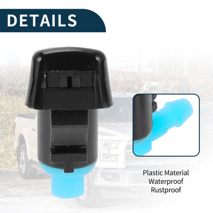2 x Front Windshield Washer Nozzles for Jeep Grand Cherokee (2005)