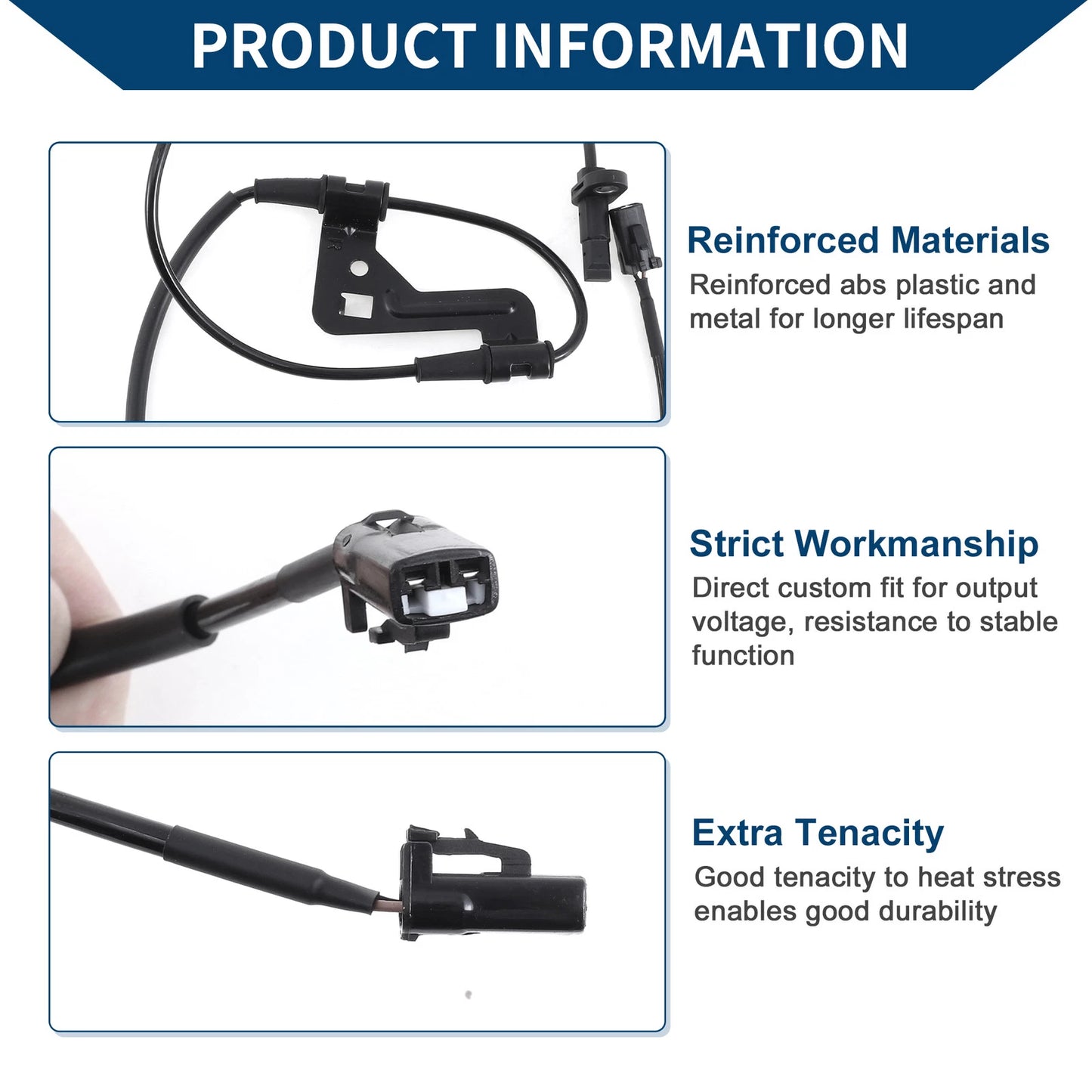 ABS Wheel Speed Sensor for Hyundai Elantra 2017-2020 (2 x Sensors)
