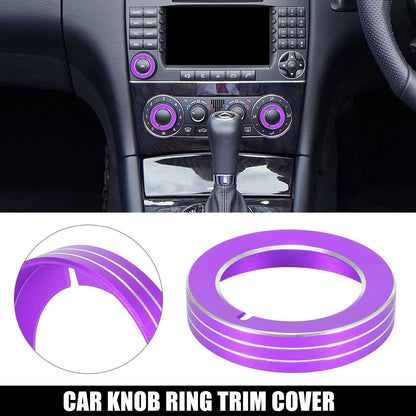 Purple Car Headlight Switch Button Knob Trim for Ford Mustang F150 (2015-2020)