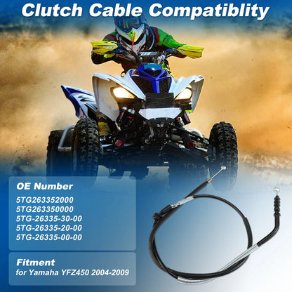 Clutch Cable for Yamaha YFZ450 (2004–2009)