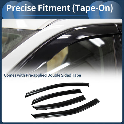Window Deflectors 1 Set for Kia Forte Sedan (2019)