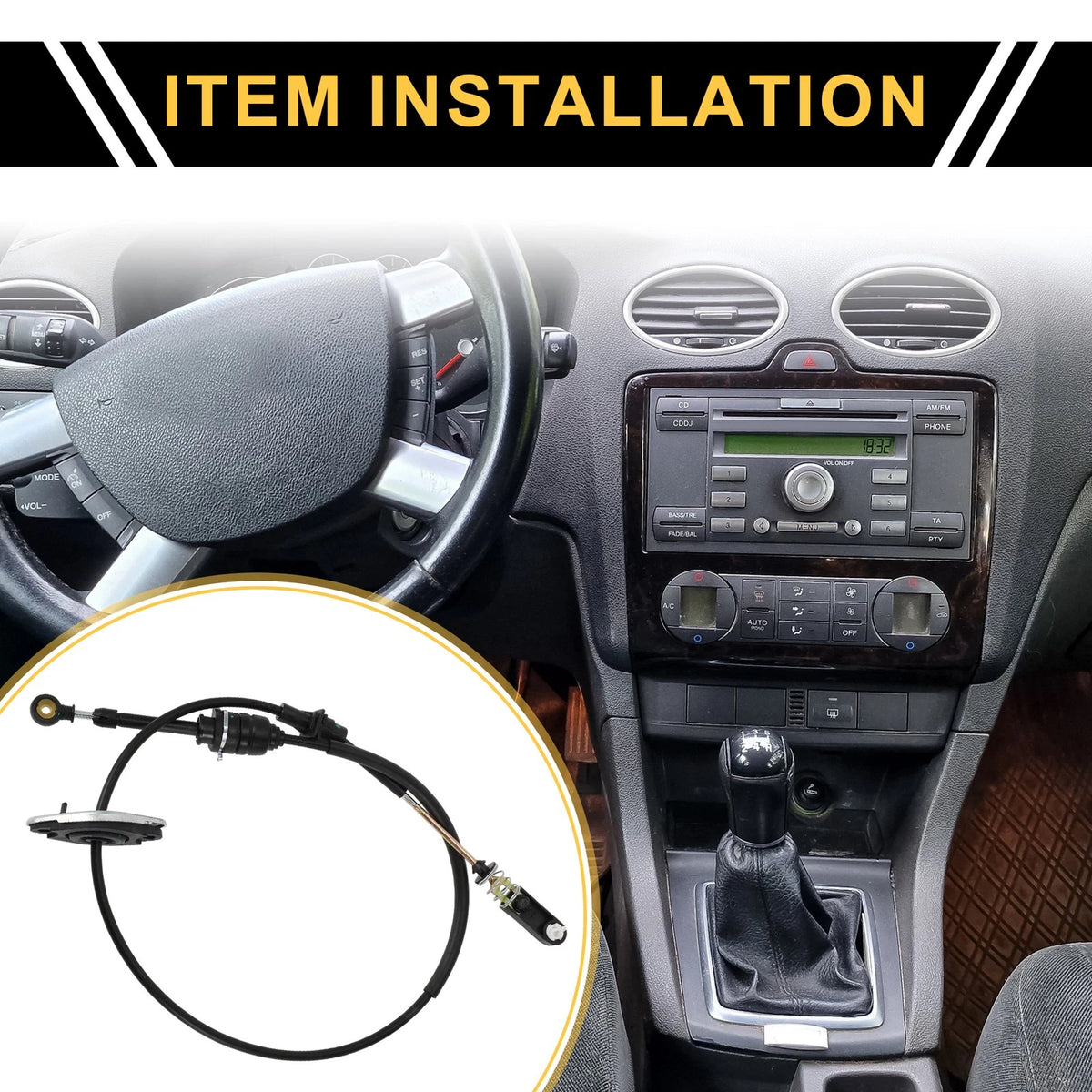 Auto Transmission Gear Shifter Cable for Jeep Wrangler (2007-2010)