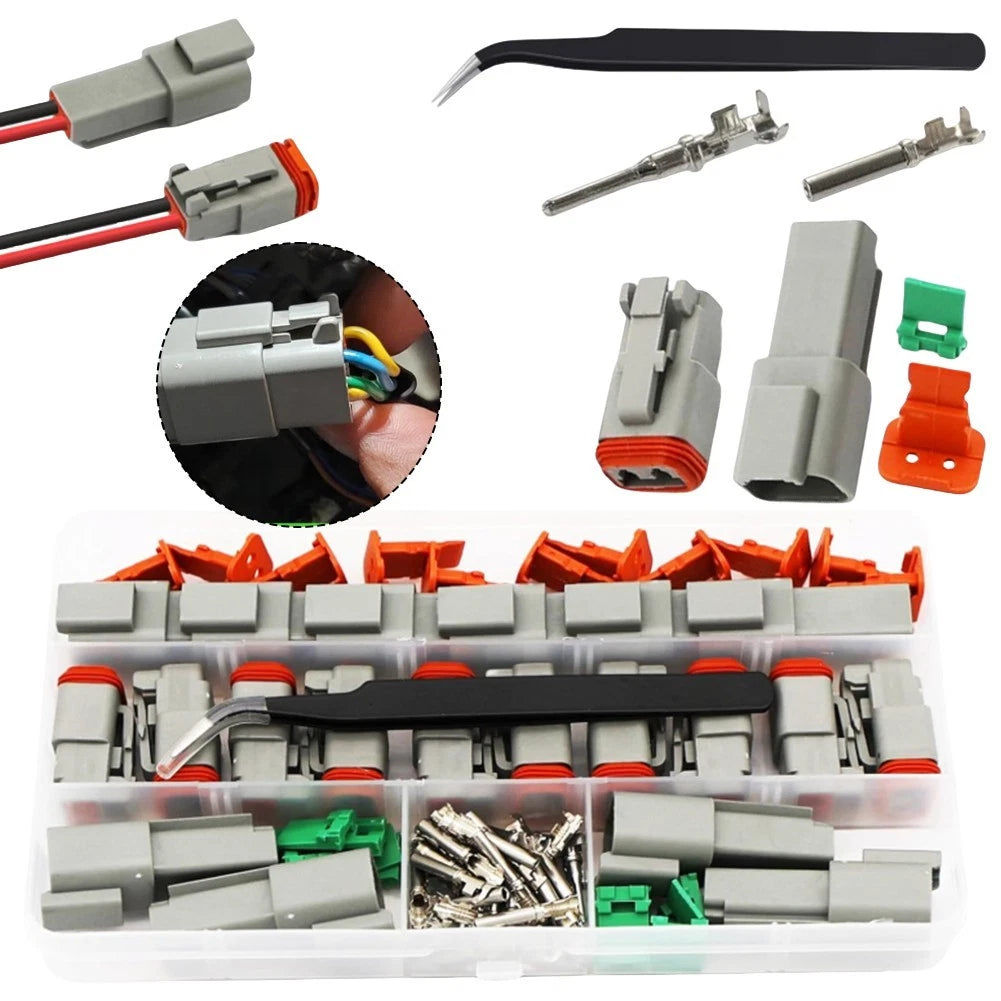 Gray Waterproof Wire Connectors / Set 10 / Universal for Car RV Truck Wiring