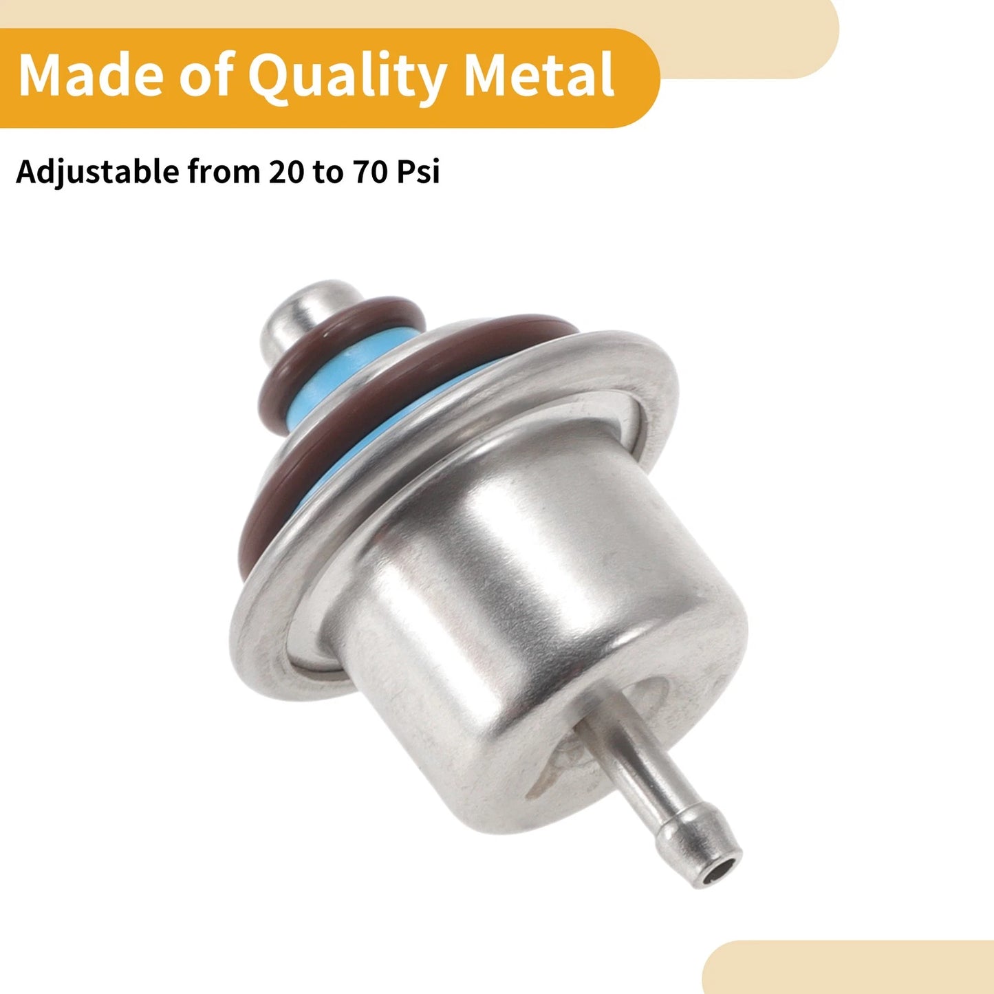 Fuel Pressure Regulator for Jeep Wrangler 1991-1998 20-70 Psi Metal