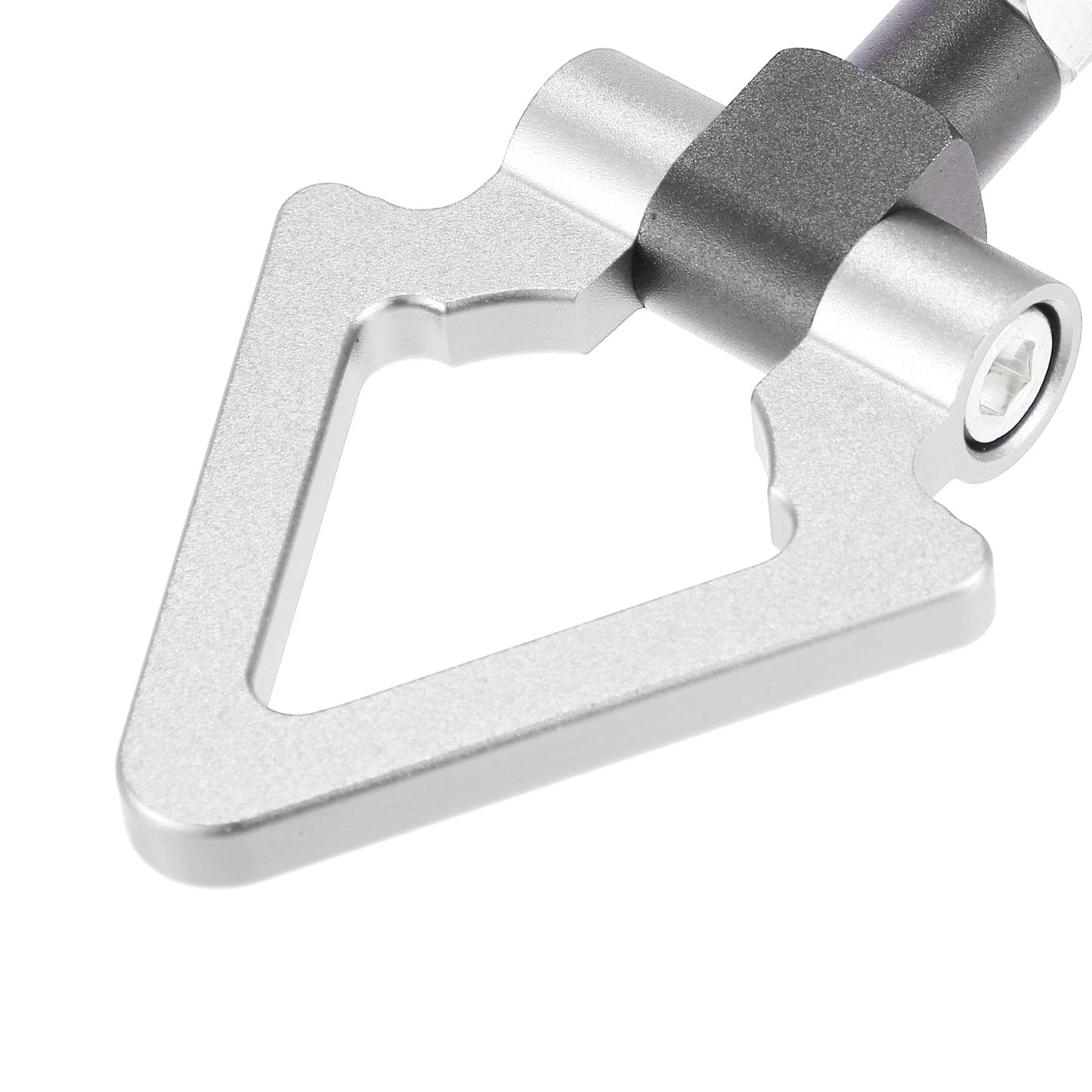 Silver Tone Front Bumper Towing Hook for Subaru