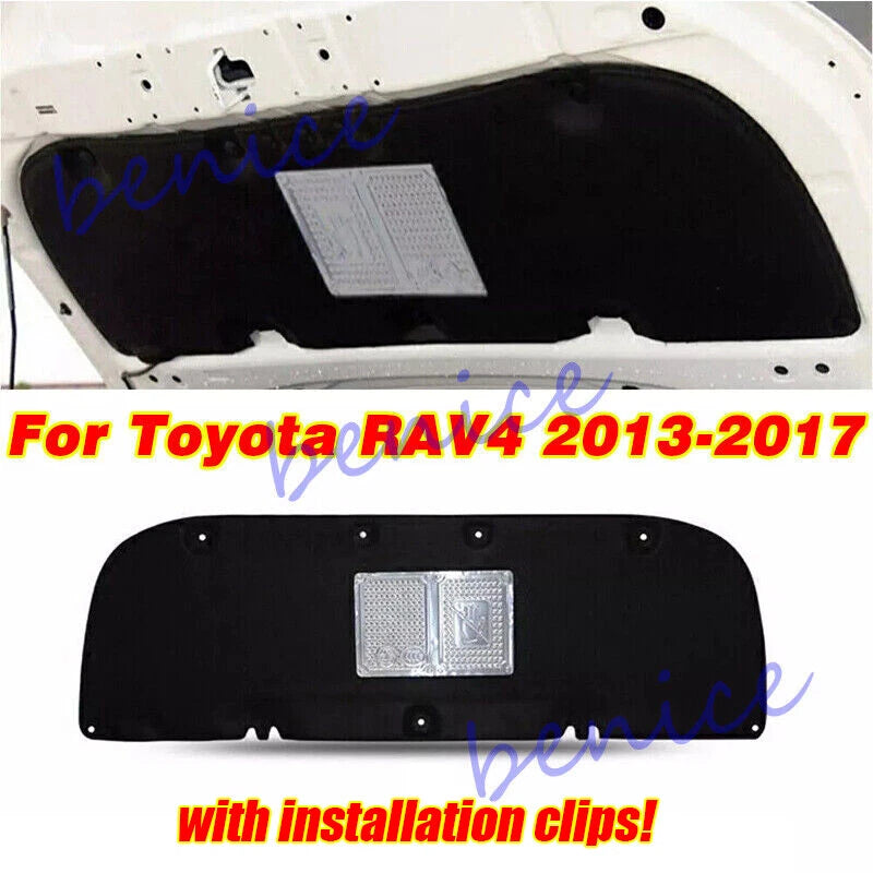 Cotton Car Hood Insulation Pad Heat Shield for Toyota RAV4 (2013–2017)