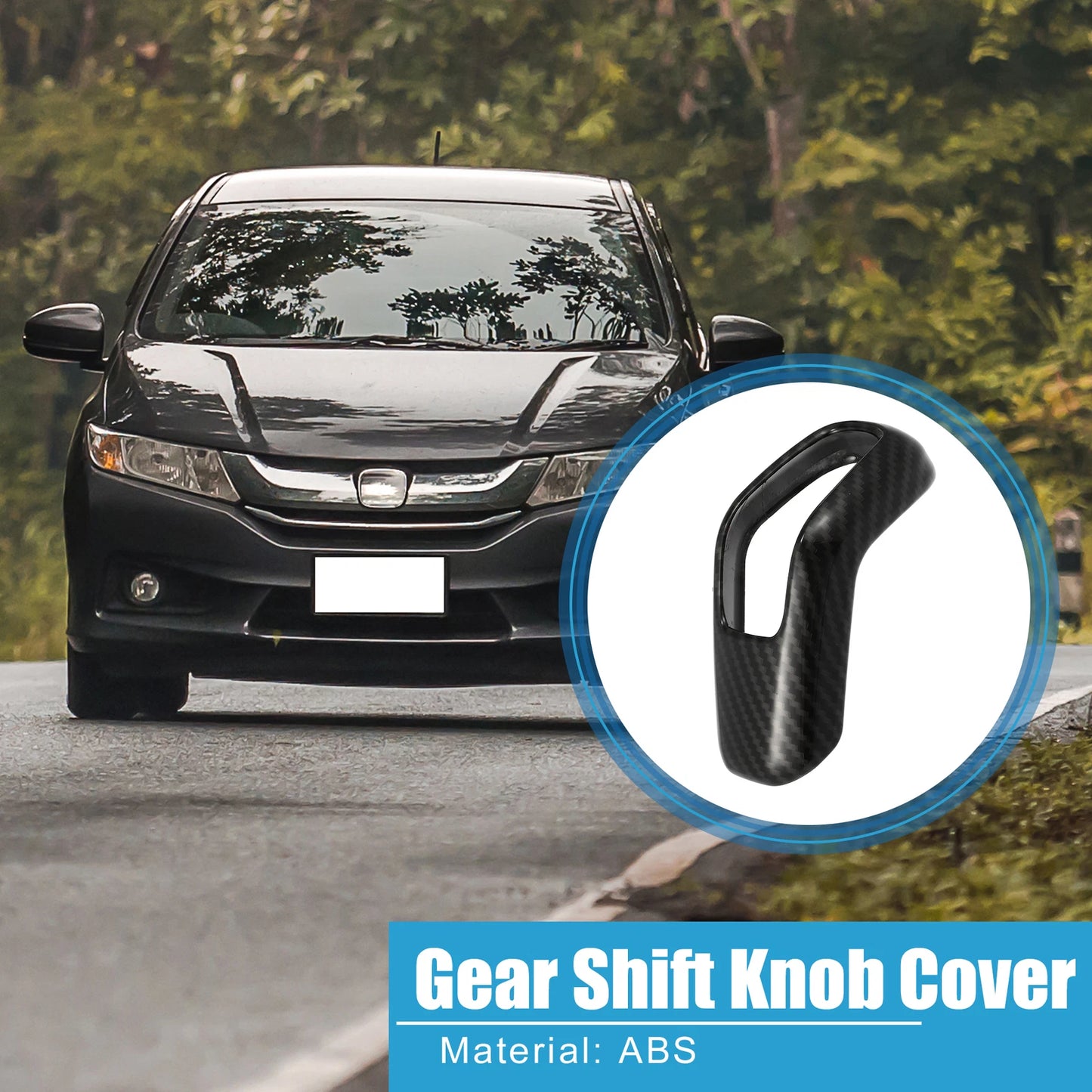 Black Gear Shift Knob Trim for Land Rover Defender 90 110 (2020-2022)