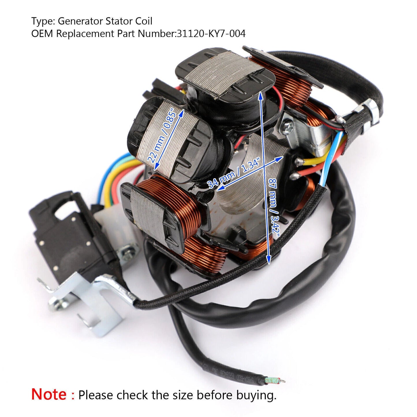 Stator Coil for Honda NX125 (1988-1990)