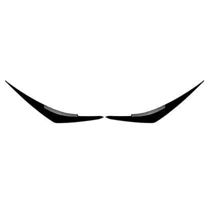 Glossy Black Headlight Eyebrow Eyelid Trim for Subaru WRX STI (2022-2025)