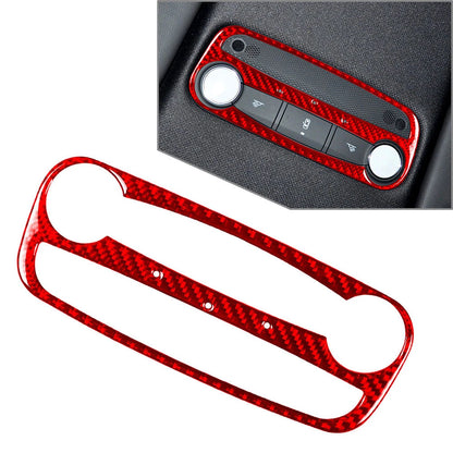 Carbon Fiber Roof Reading Light Frame Cover for Audi TT TTS TTRS (2008-2014)