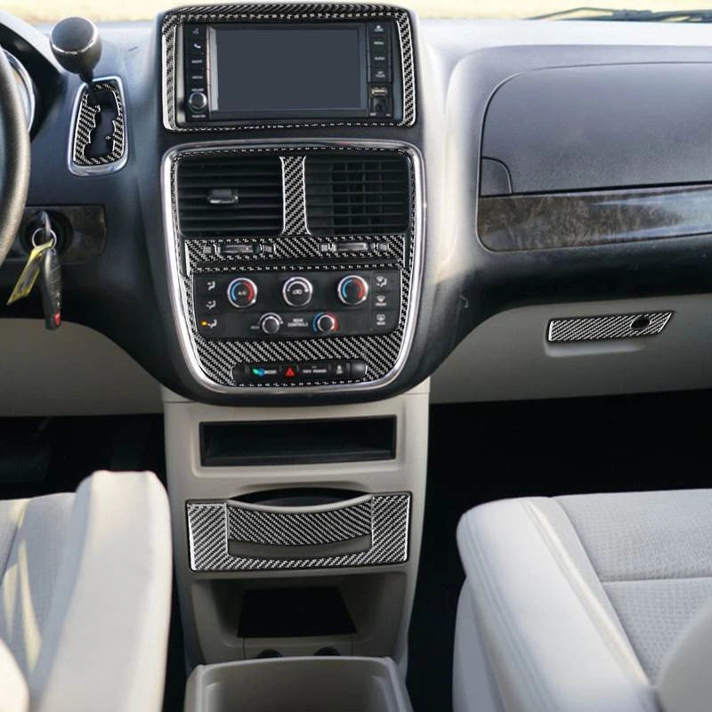 Real SOFT Carbon Fiber Interior Full Set Trim for Dodge Grand Caravan 2011-2020