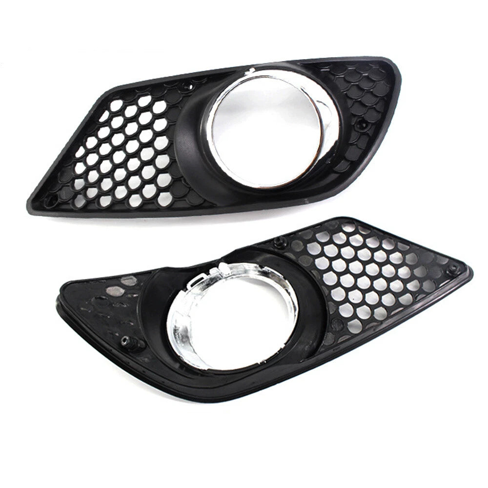 Left & Right Fog Light Grille Covers for Mercedes-Benz C300 C350 (2008-2015)