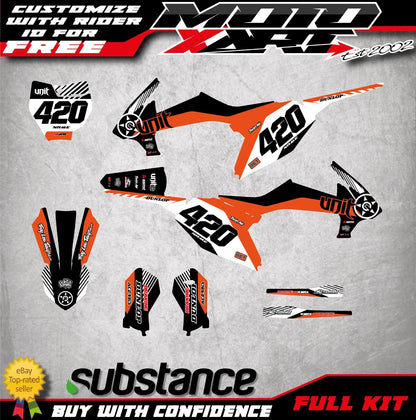 KTM 65 HUSH Style Full Sticker Kit Decals (2016-2022)