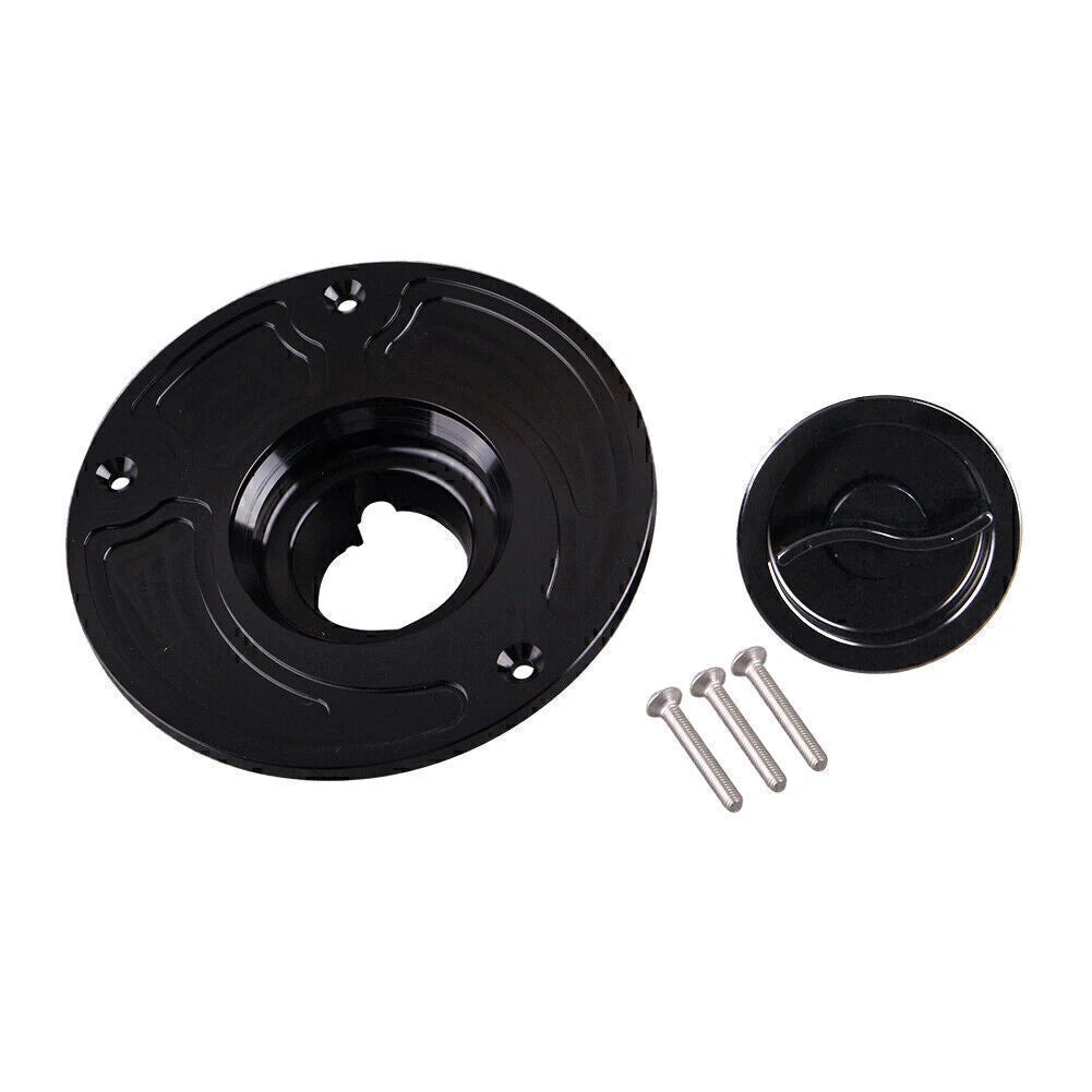 Black Fuel Gas Tank Cap for Yamaha YZF R1 R6 (1999-2012)