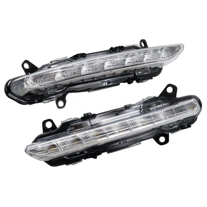 Pair Front Fog Lights Daytime Running Lamps for Mercedes-Benz S550 S600 S63 AMG (2006–2020)