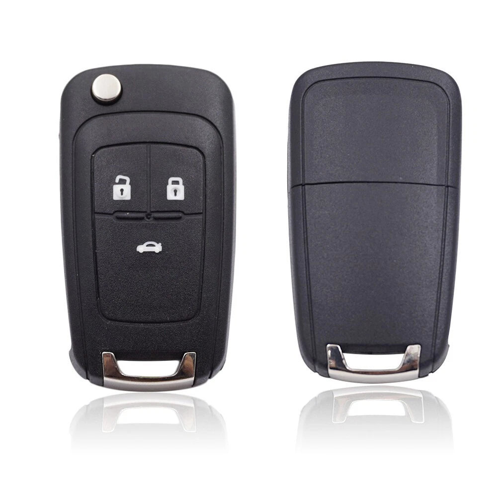 3 x Key Fob Remote Control Shell Uncut Blade for Opel Zafira Astra Insignia