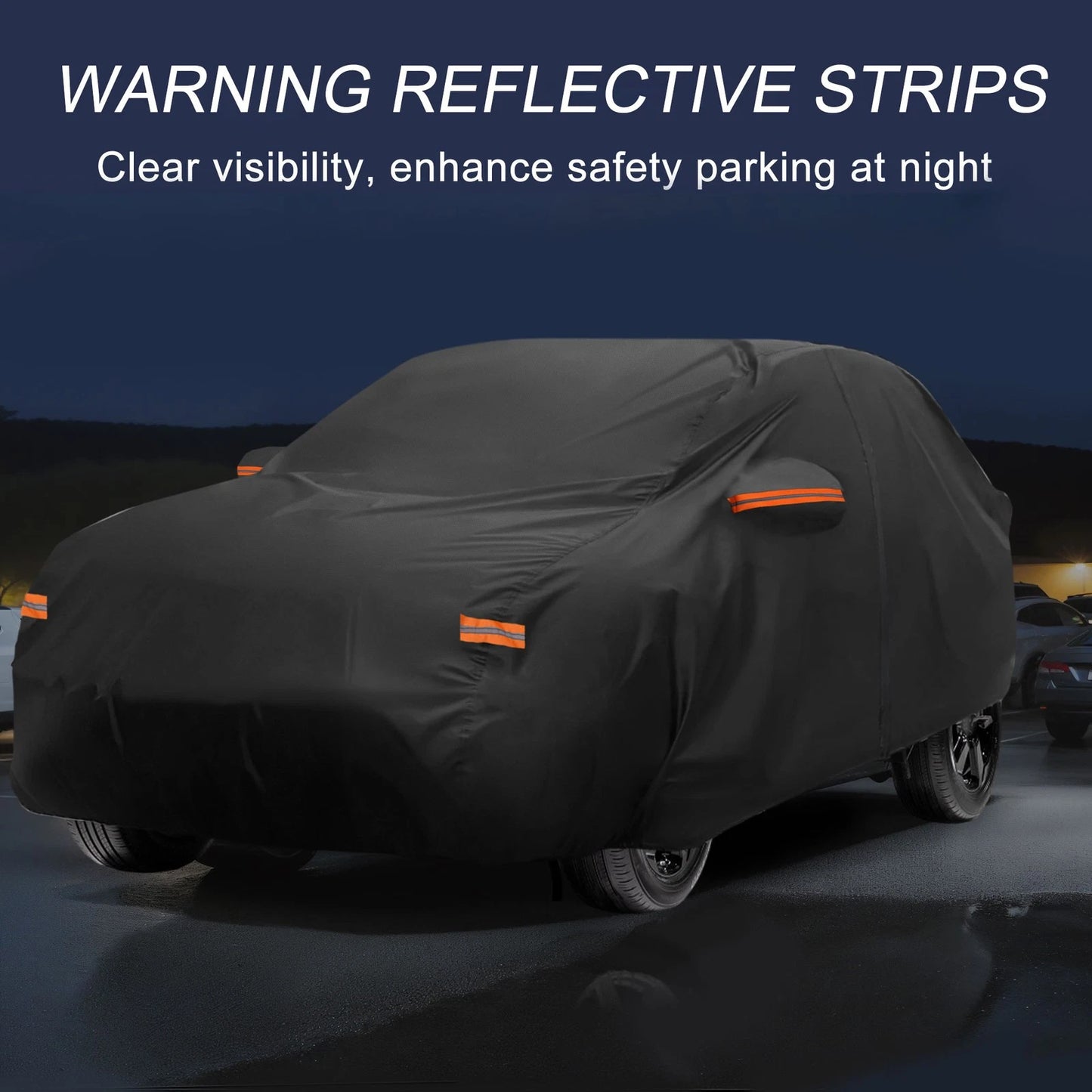 Waterproof Aluminum Film Car Cover for Acura RDX Driver Door Zipper