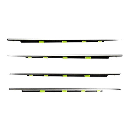 4x Outer Weatherstrip Door Belt Chrome Fits Honda Civic EK EM 4D Sedan 1996-00