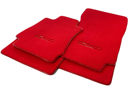 Tailored Carpet Floor Mats for Alfa Romeo Stelvio (2017-2022) - 2 x Red