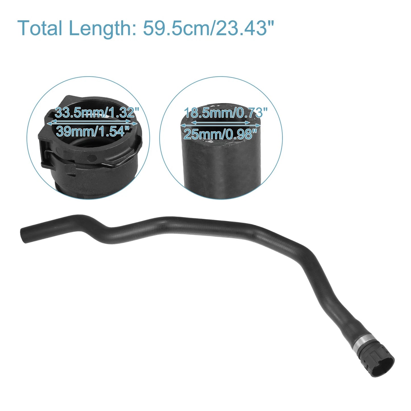 Radiator Coolant Heater Hose for BMW 3 Coupe (E46) (2000-2006)