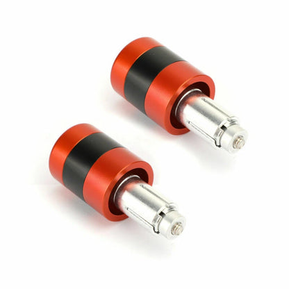 22mm Aluminum Orange Motorcycle Handlebar Weights for GE