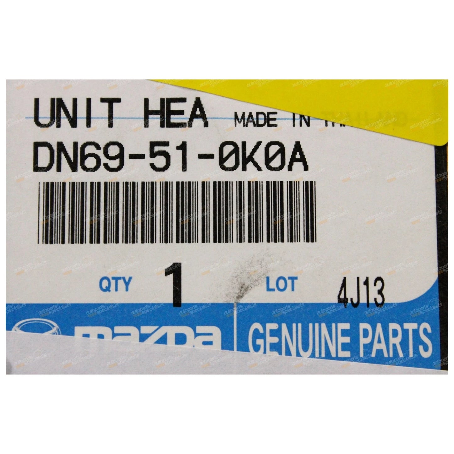 Right Headlight for Mazda 2 DE (2007-2014)