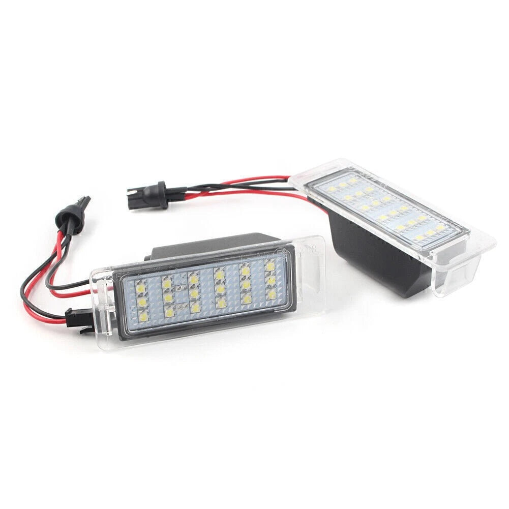 2 x Error-Free LED License Plate Lamps for Chevrolet Cruze, Camaro (2011-2019)