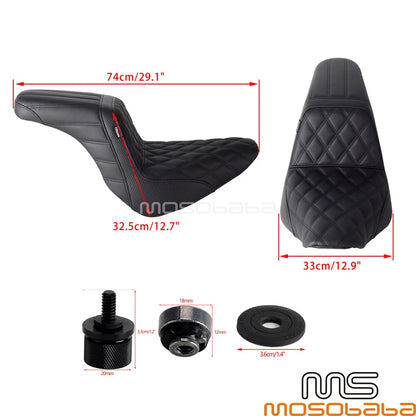 Gel Pad Seat for Harley Softail FLSB FXLR FXLRS FXLRST (2018-2023)
