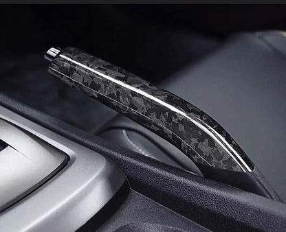 Forging Carbon Fiber Parking HandBrake Grip Knob Cover Cap Trim fit For Camaro