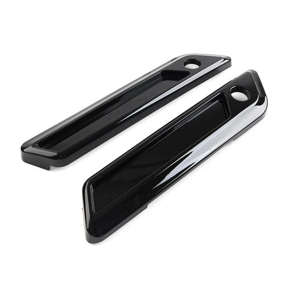 Glossy Black Latch Covers for Harley Touring Electra Glide Road King (2014-2023)
