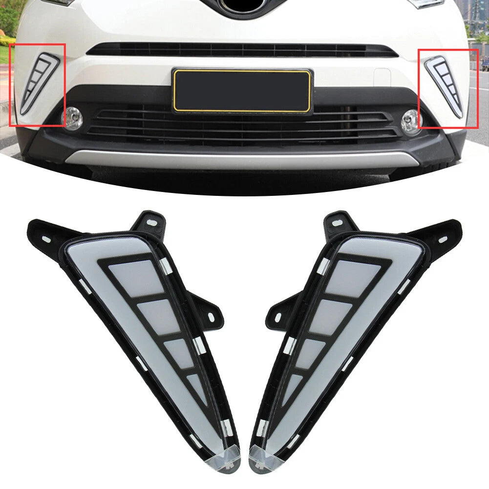 LED Dual Color Daytime Running Lights for Toyota CH-R (2016-2020)