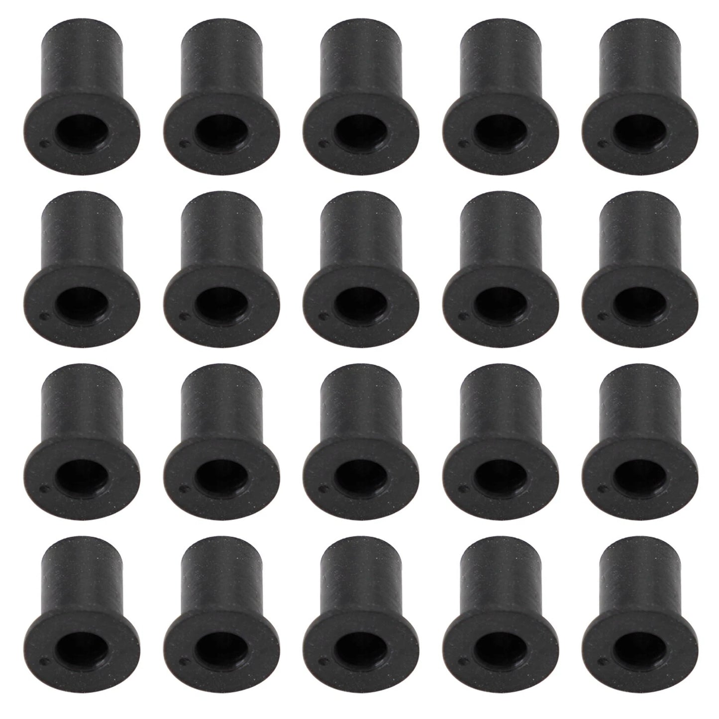 5 x Neoprene Rubber Nuts for M5 Vibration Damper Fairing