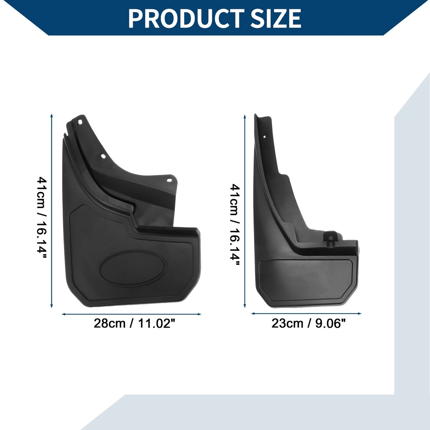 Mud Flaps Splash Guards 1 Set for Land Rover Defender (2023-2024)