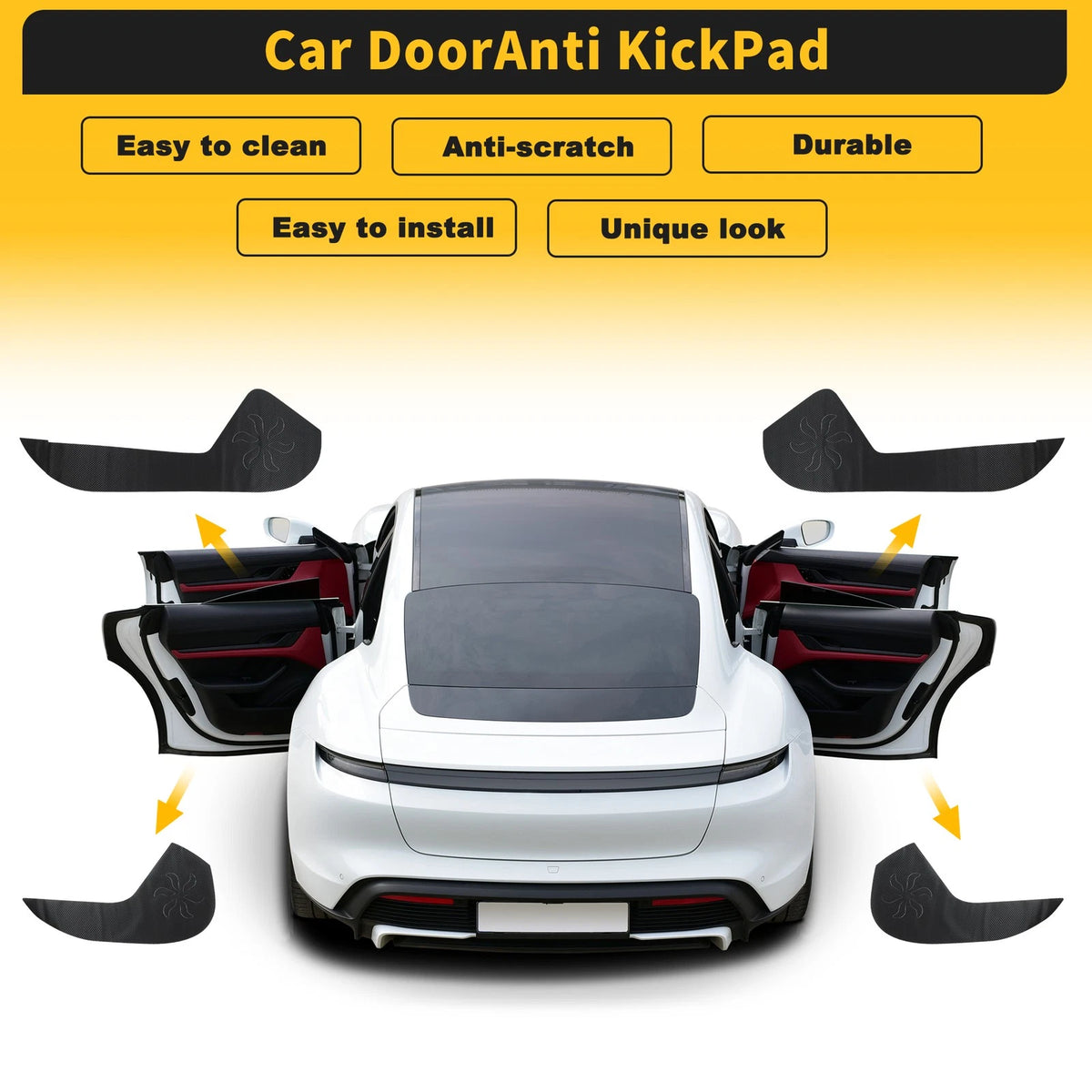 Car Door Anti Kick Pad Sticker Scratch Protector for Subaru Outback (2020-2025)