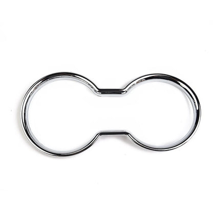 Replacement Cup Holder Trim Silver Water ABS Center Chrome Cover (2011–2018)