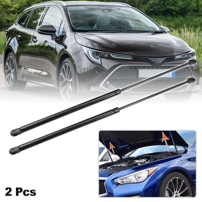 2 x Front Hood Lift Supports Struts Black for Toyota Corolla (2018–2020)