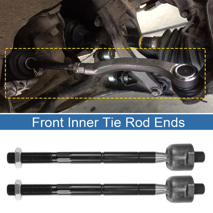 2 x Front Inner Tie Rod End Links for Toyota RAV4 (2006-2018)