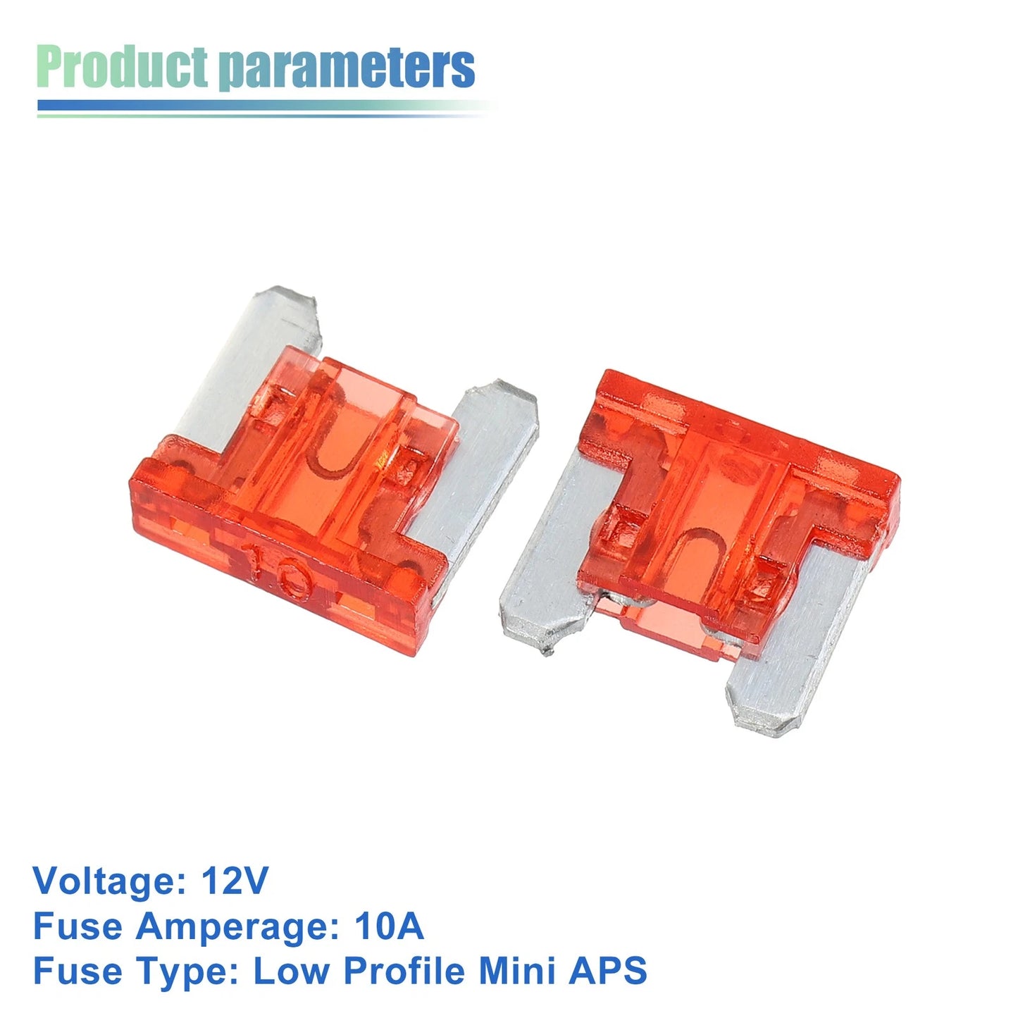 7 x Universal 10A Low Profile Mini APS Fuse Taps for Car (12V)